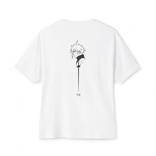 Boxy Tee — Minimal Anime Sword Silhouette Tee (VII)