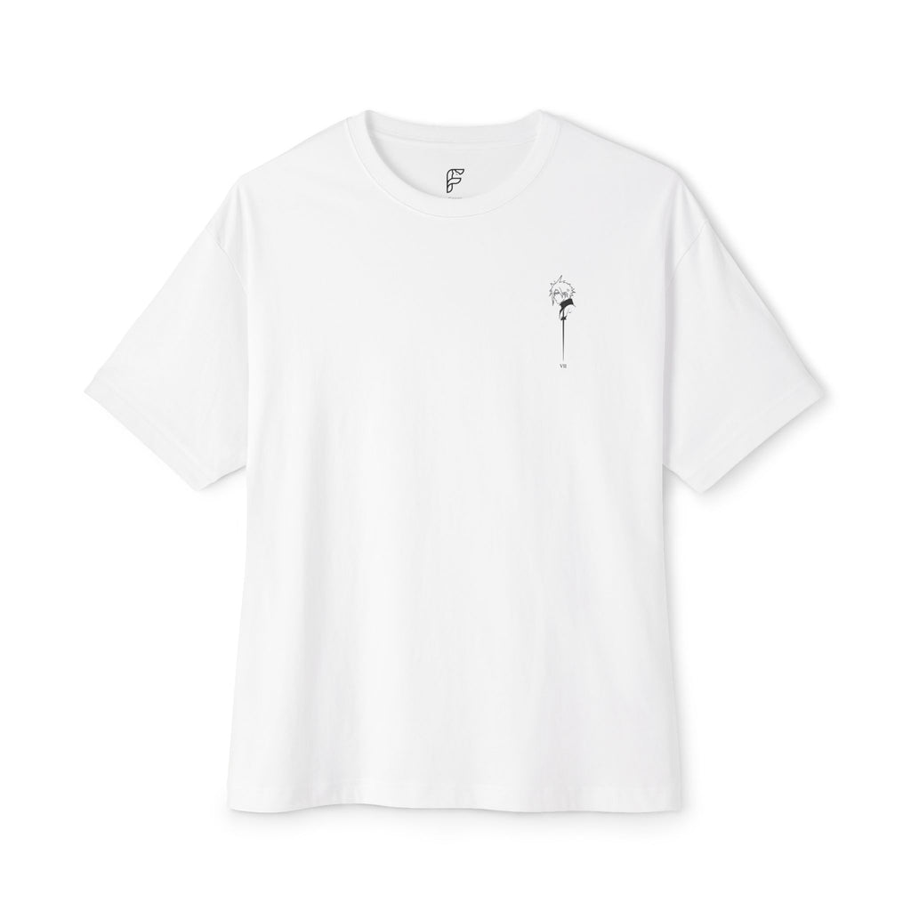 Boxy Tee — Minimal Anime Sword Silhouette Tee (VII)